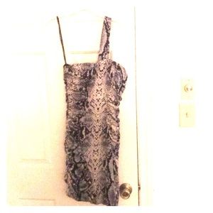 One shoulder Bebe dress